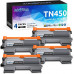 INK E-SALE Replacement for TN450 / TN420 Black Toner Cartridge-4 Pack